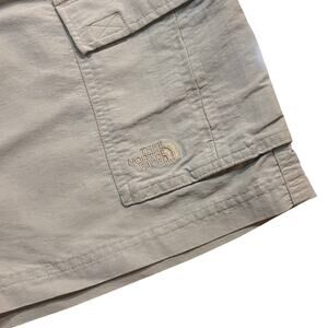 North Face‎ Mens Nylon Cargo Shorts Size M Khaki Beige Outdoors Hiking